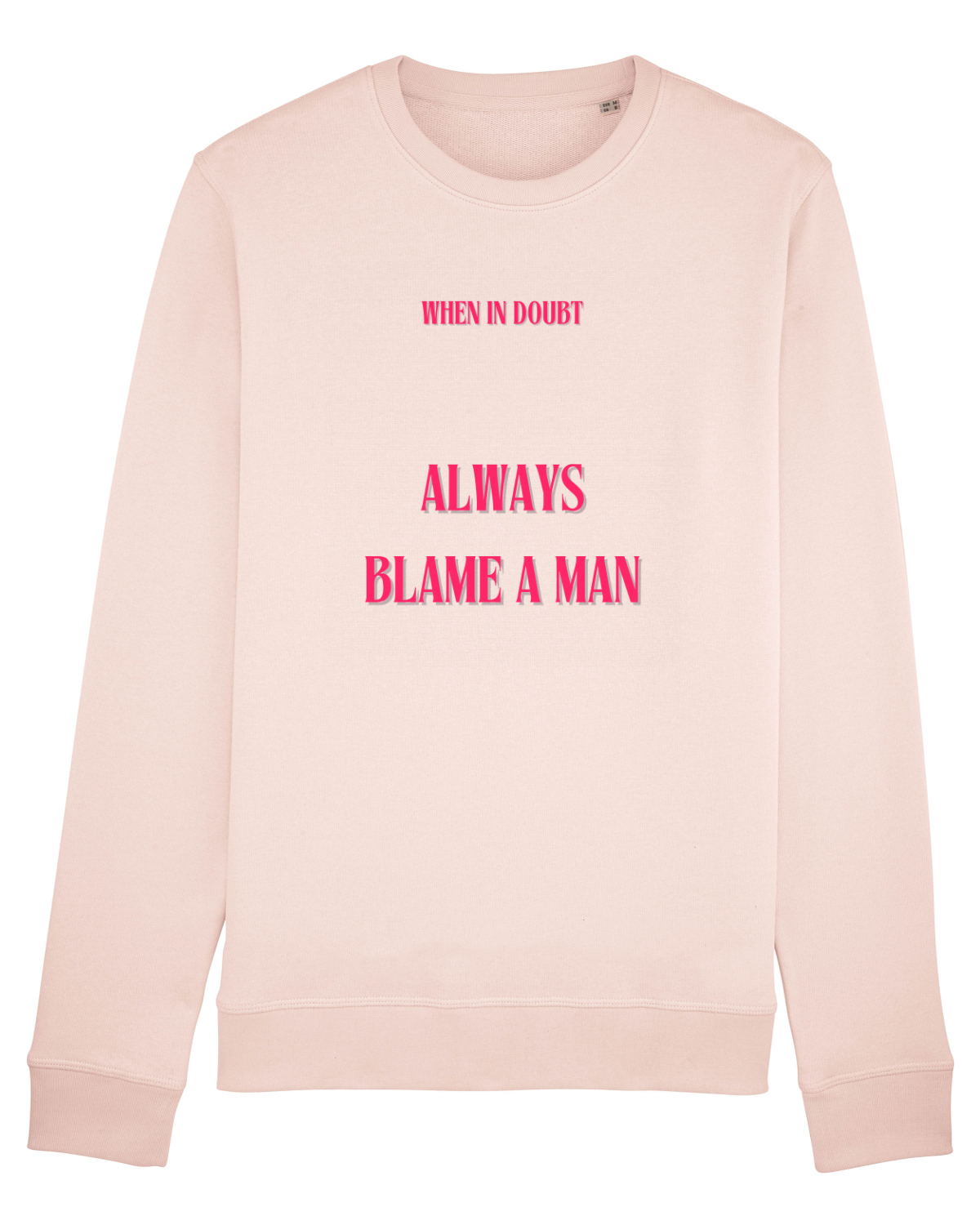 Bluză mânecă lungă Unisex Rise Candy Pink