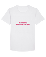 are you serious? right in front of my salad? Tricou mânecă scurtă guler larg Bărbat Skater
