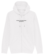 OF COURSE YOUR OPINION MATTERS JUST NOT TO ME Hanorac cu fermoar Unisex Connector