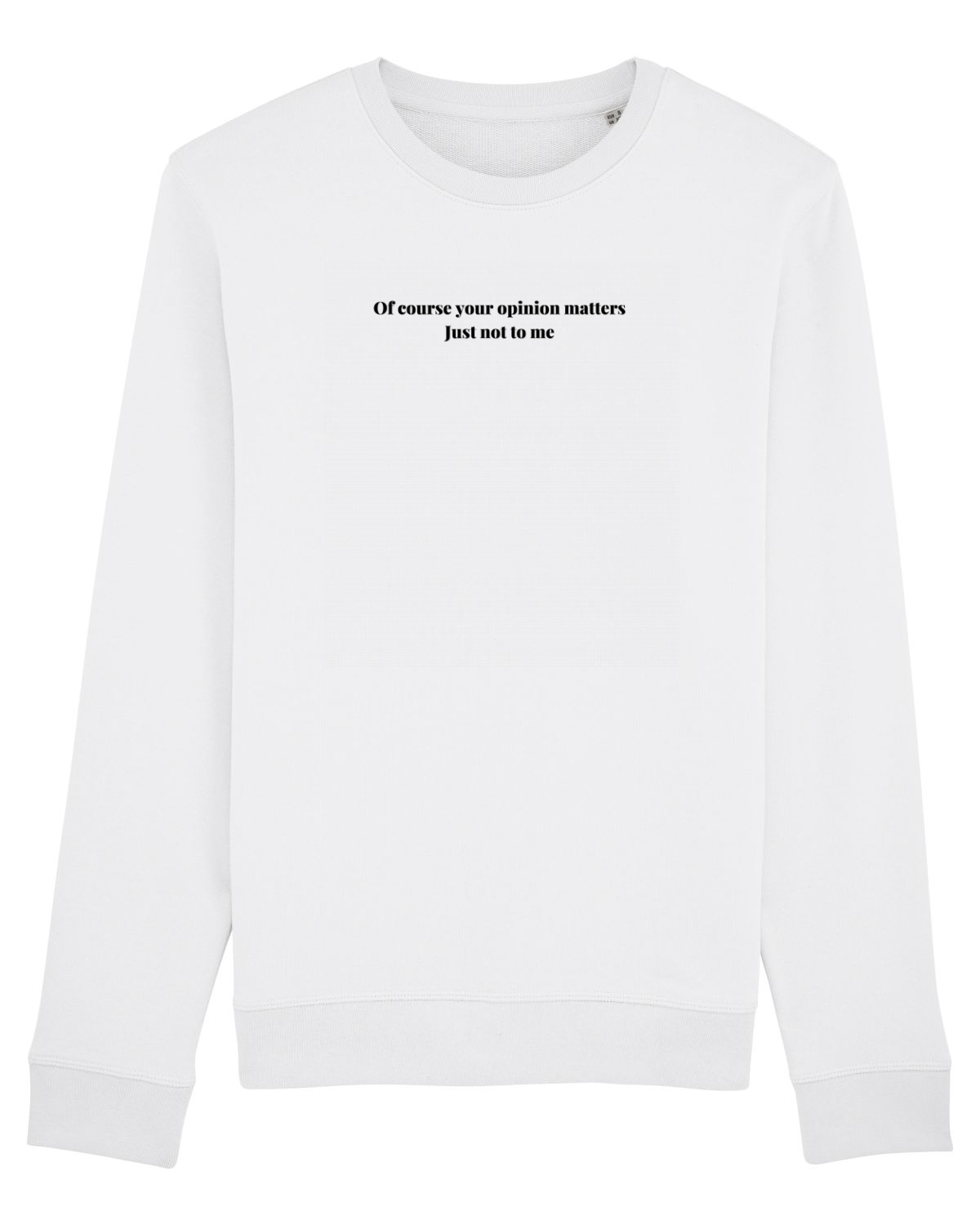 Bluză mânecă lungă Unisex Rise White