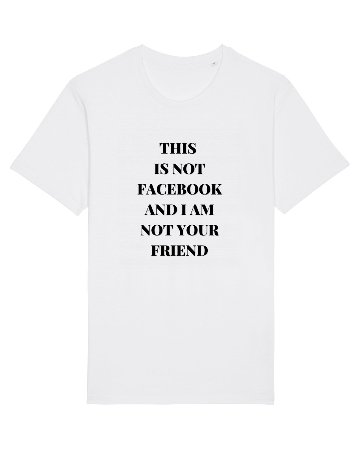 Tricou mânecă scurtă Unisex Rocker White