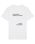 I M NOT ALCOHOLIC...I M DRUNK Tricou mânecă scurtă Unisex Rocker
