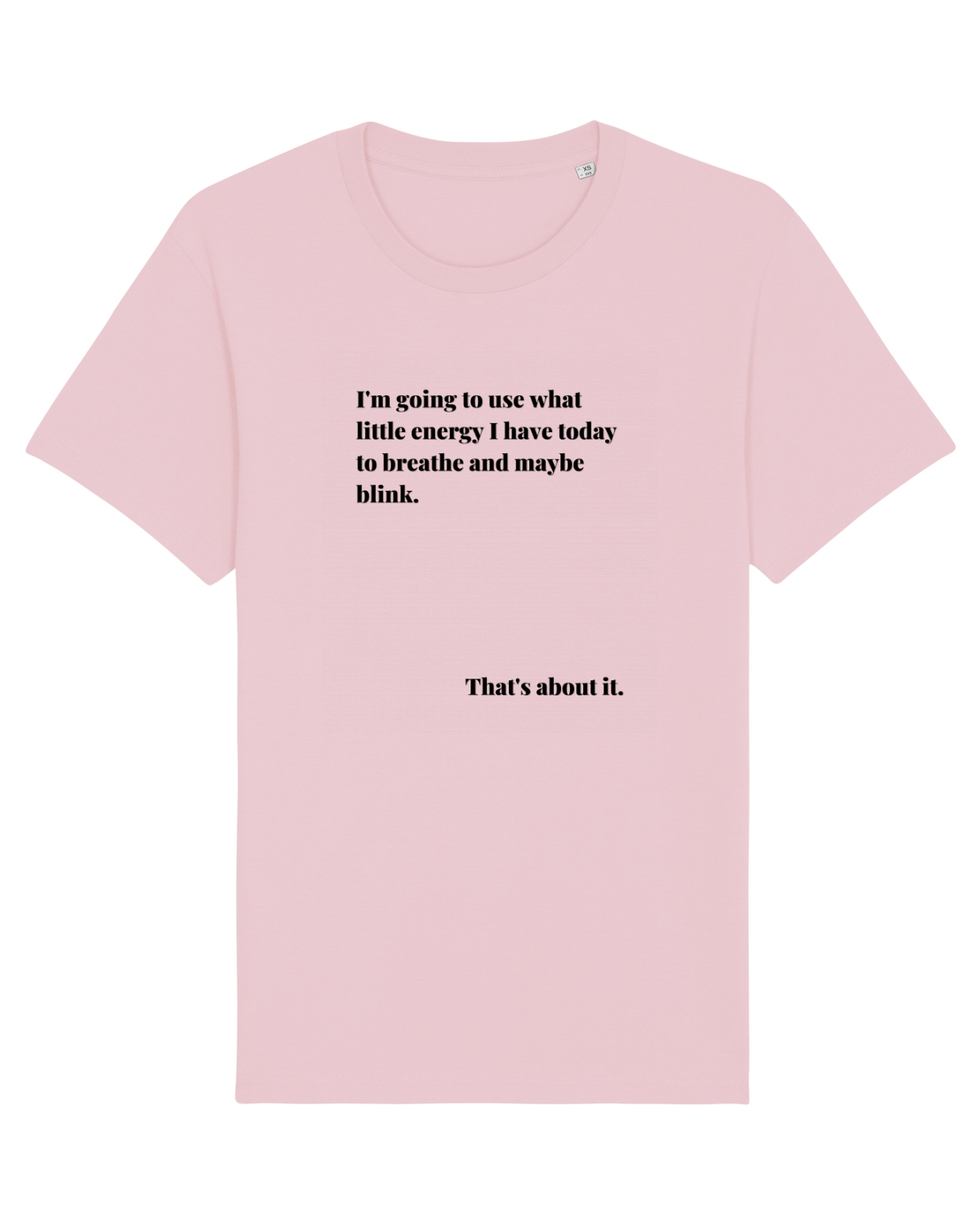 Tricou mânecă scurtă Unisex Rocker Cotton Pink