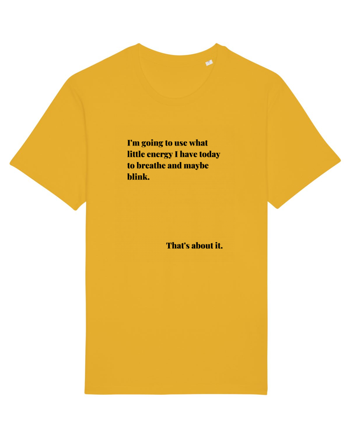 Tricou mânecă scurtă Unisex Rocker Spectra Yellow