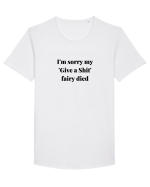I M SORRY MY GIVE A SHIT FAIRY DIED Tricou mânecă scurtă guler larg Bărbat Skater