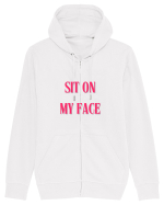 SIT ON MY FACE Hanorac cu fermoar Unisex Connector