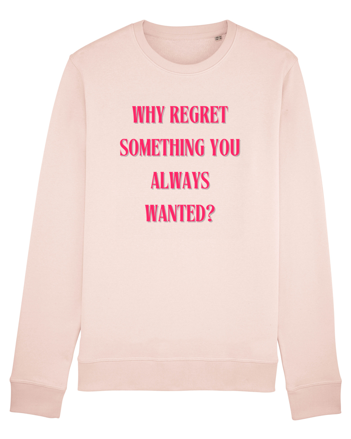 Bluză mânecă lungă Unisex Rise Candy Pink