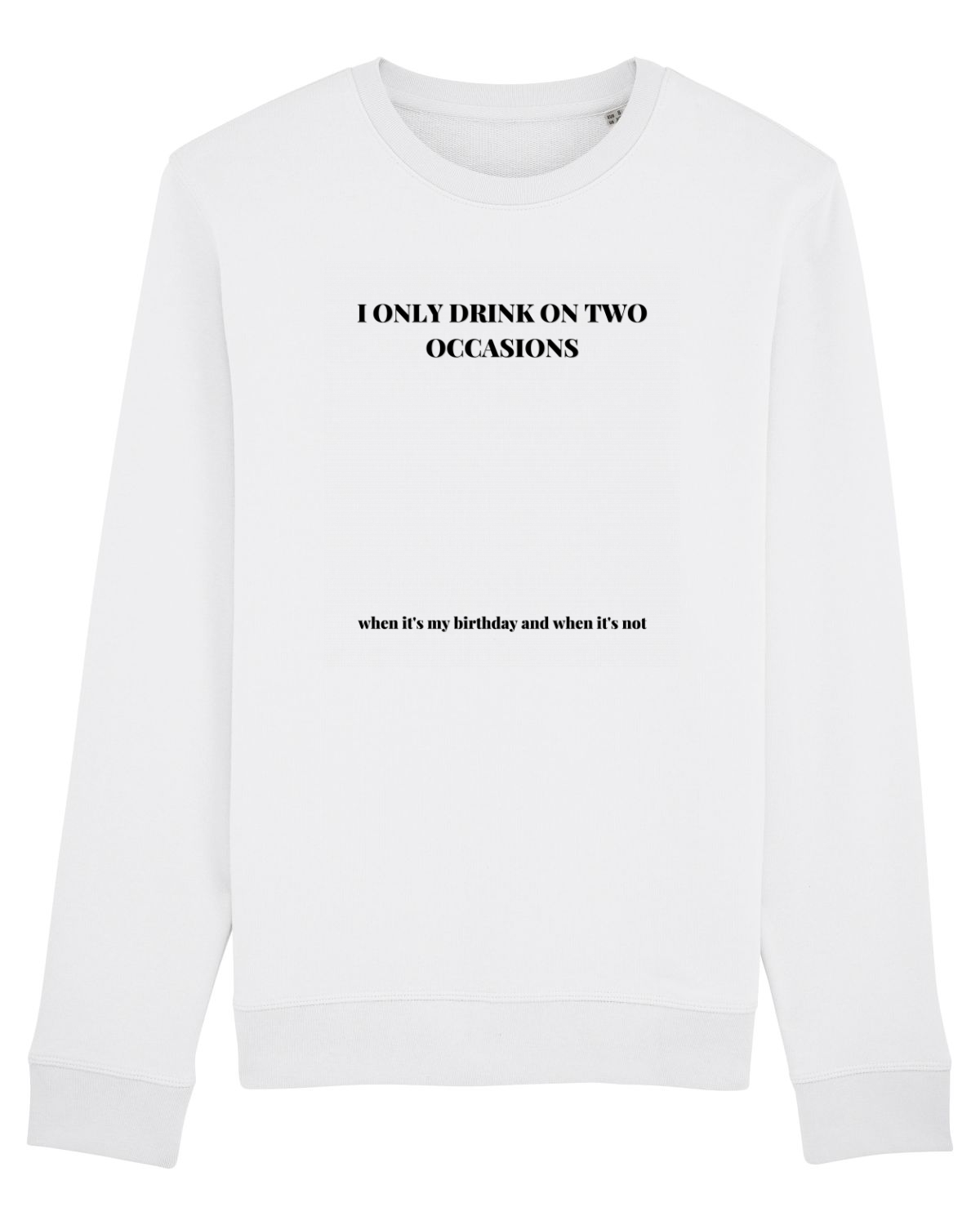 Bluză mânecă lungă Unisex Rise White
