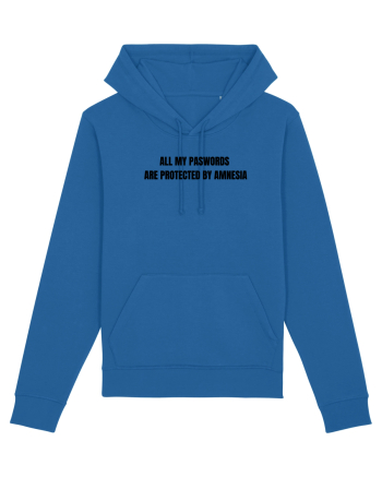 ALL MY PASWORDS ARE PROTECTED BY AMNESIA Royal Blue