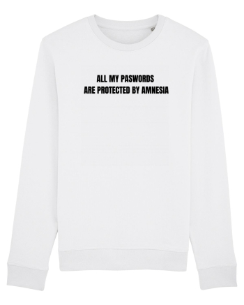 ALL MY PASWORDS ARE PROTECTED BY AMNESIA White