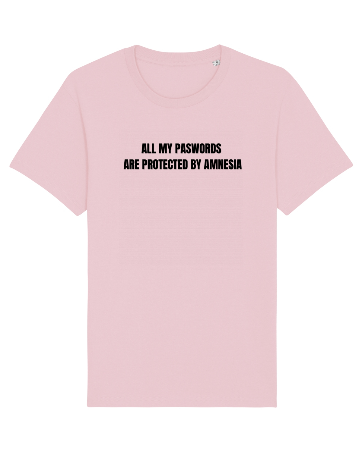 Tricou mânecă scurtă Unisex Rocker Cotton Pink