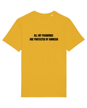 ALL MY PASWORDS ARE PROTECTED BY AMNESIA Spectra Yellow