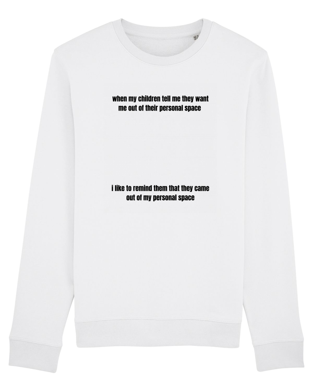 Bluză mânecă lungă Unisex Rise White