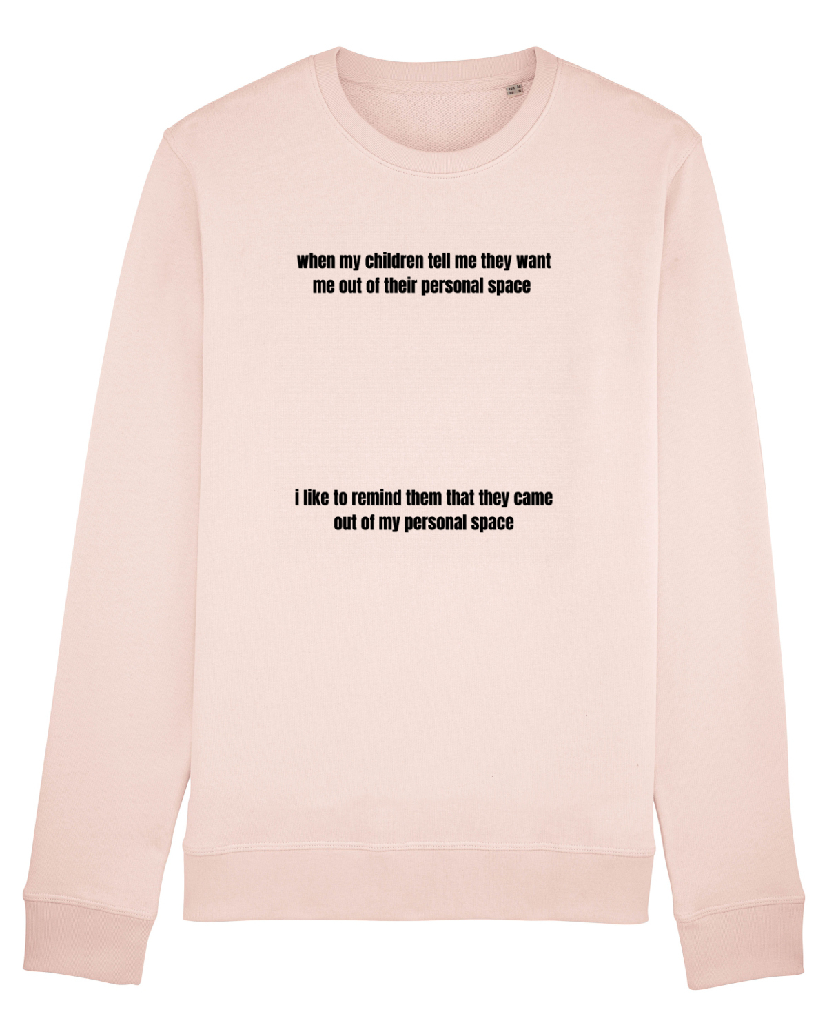Bluză mânecă lungă Unisex Rise Candy Pink