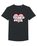 Don't be a Dick Tricou mânecă scurtă guler larg Bărbat Skater