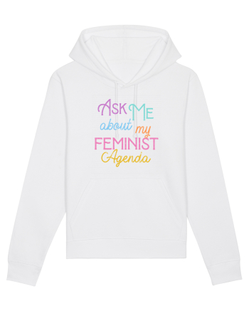 Ask me about my feminist agenda White