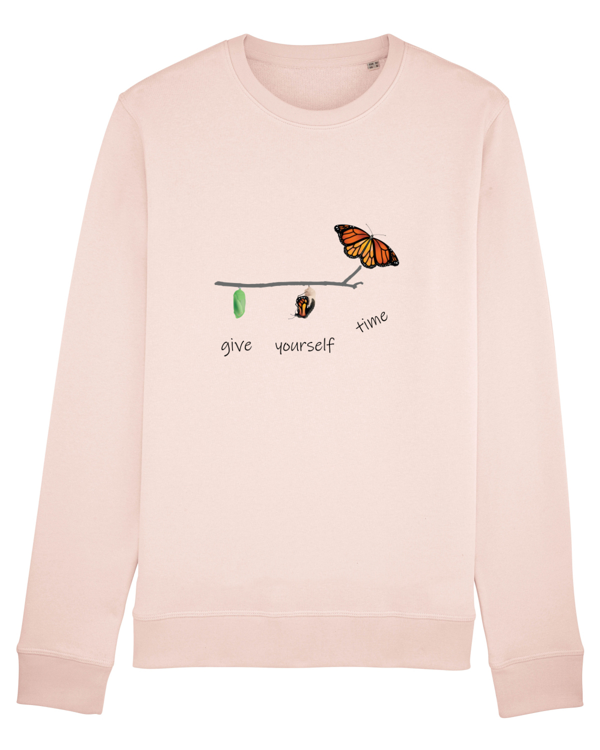 Bluză mânecă lungă Unisex Rise Candy Pink