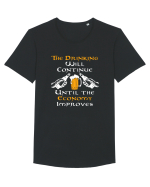 The drinking will continue Tricou mânecă scurtă guler larg Bărbat Skater