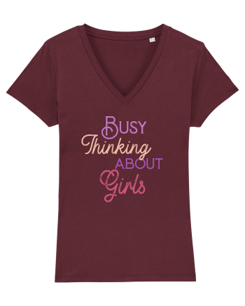 Busy thinking about Girls Burgundy