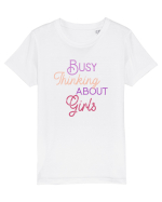 Busy thinking about Girls Tricou mânecă scurtă  Copii Mini Creator