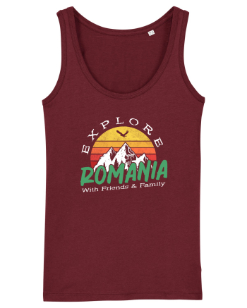 Explore Romania Burgundy