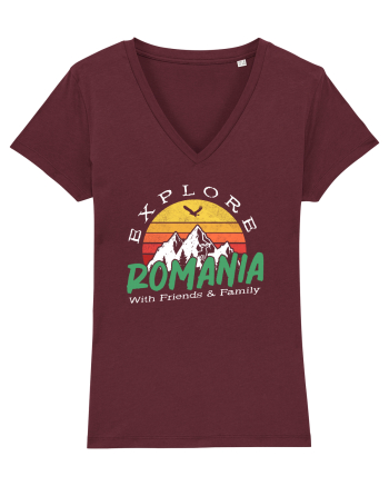Explore Romania Burgundy