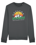 Explore Romania Bluză mânecă lungă Unisex Rise