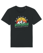Explore Romania Tricou mânecă scurtă Unisex Rocker