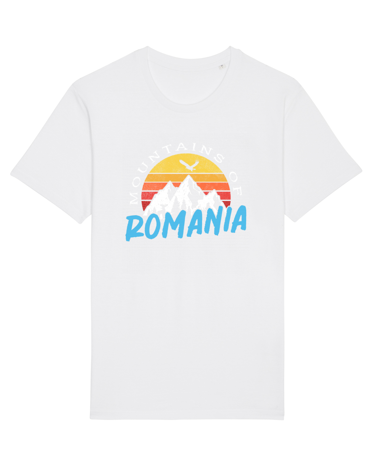 Tricou mânecă scurtă Unisex Rocker White