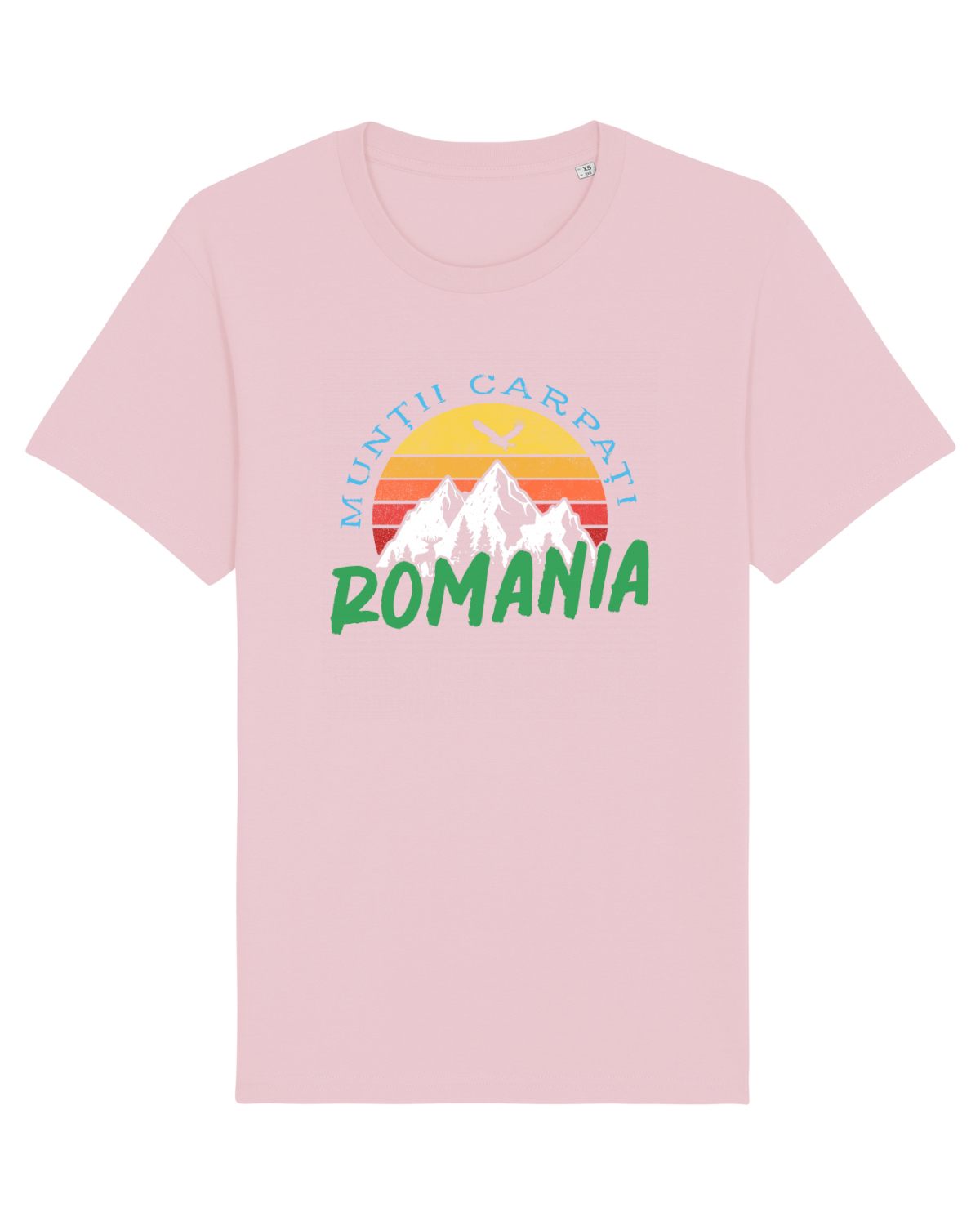 Tricou mânecă scurtă Unisex Rocker Cotton Pink