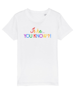 Is he... you know?! Tricou mânecă scurtă  Copii Mini Creator