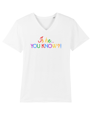 Is he... you know?! White