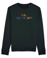 Is he... you know?! Bluză mânecă lungă Unisex Rise