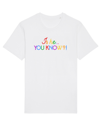 Is he... you know?! White