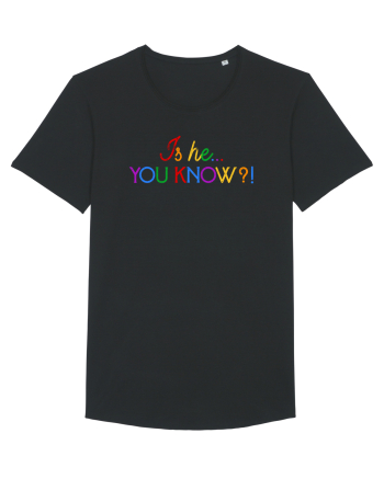 Is he... you know?! Black