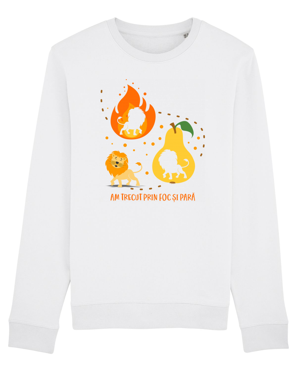 Bluză mânecă lungă Unisex Rise White