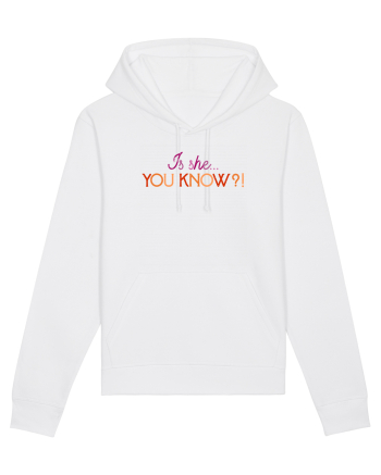 Is she... you know?! White