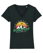 Road Trip Tricou mânecă scurtă guler V Damă Evoker