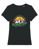 Road Trip Tricou mânecă scurtă guler larg fitted Damă Expresser