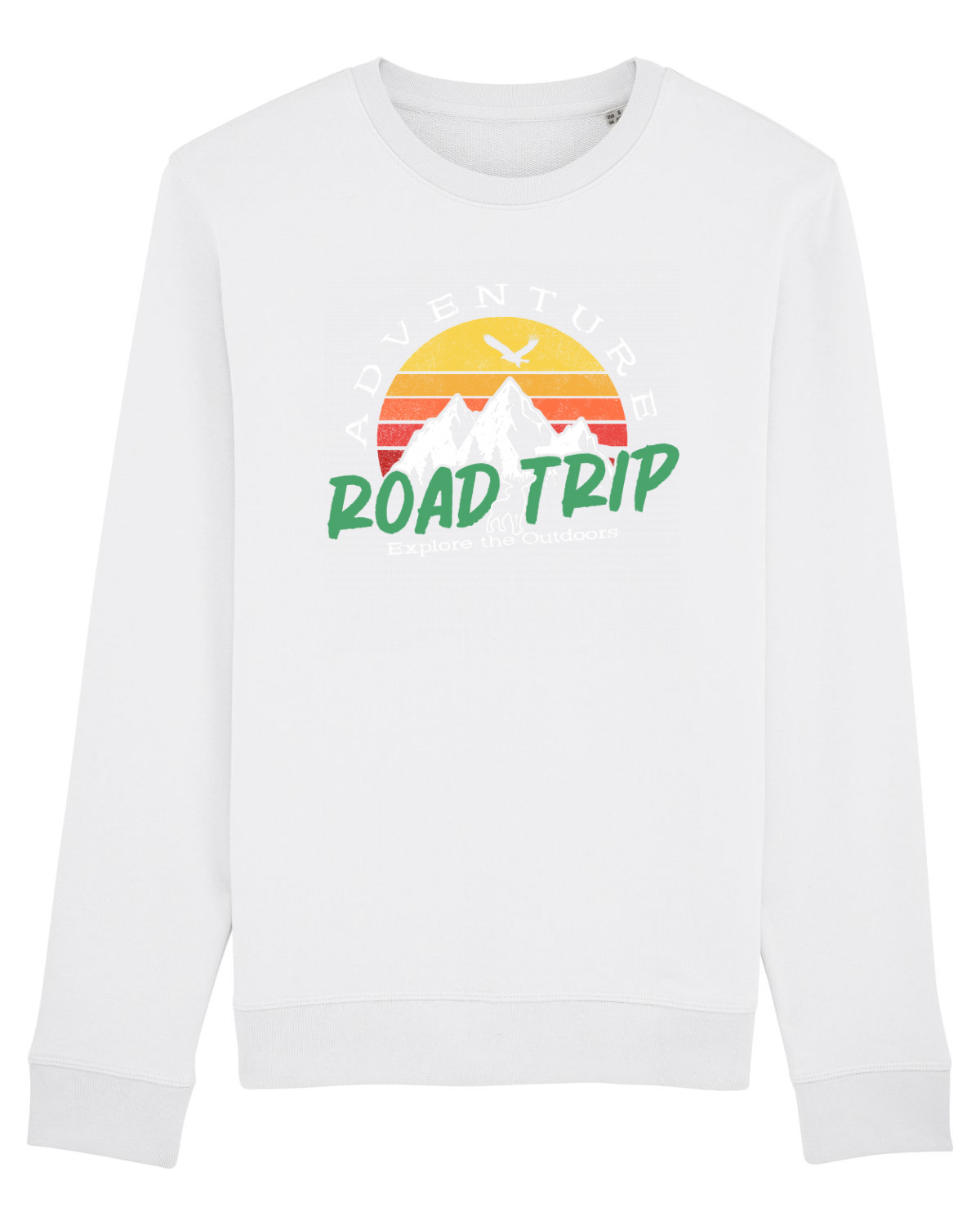 Bluză mânecă lungă Unisex Rise White