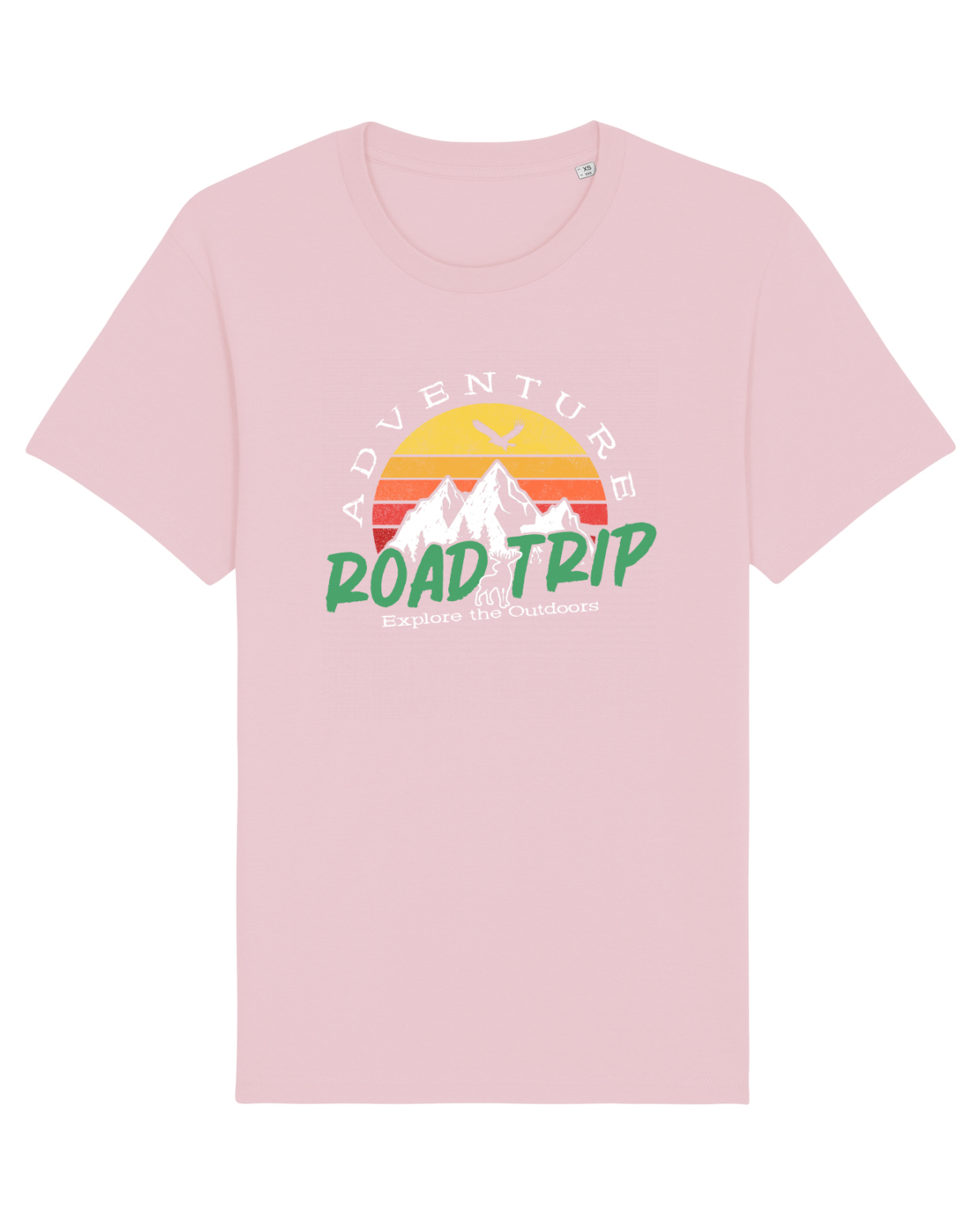 Tricou mânecă scurtă Unisex Rocker Cotton Pink