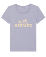 AIRMEZ Tricou mânecă scurtă guler larg fitted Damă Expresser