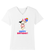 Happy Birthday Tricou mânecă scurtă guler V Bărbat Presenter