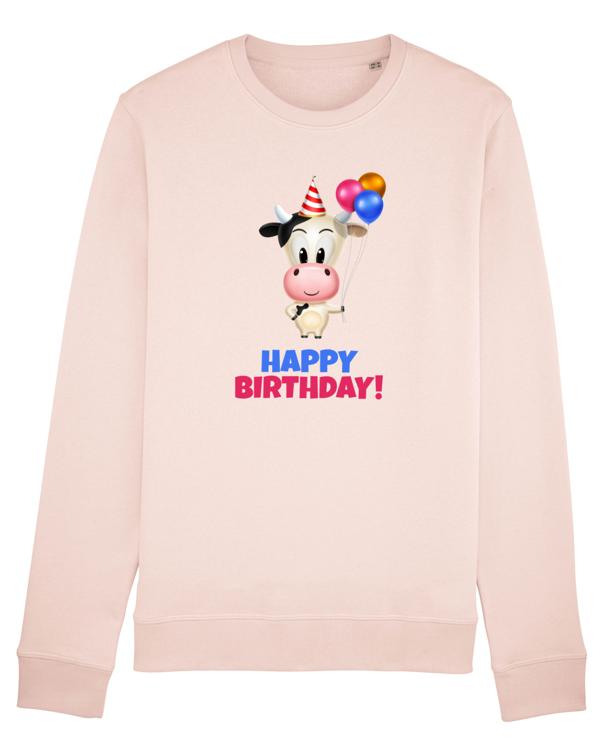 Bluză mânecă lungă Unisex Rise Candy Pink
