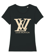 LOUIS WONTON Tricou mânecă scurtă guler larg fitted Damă Expresser