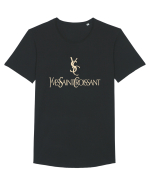 YVES SAINT CROISSANT Tricou mânecă scurtă guler larg Bărbat Skater