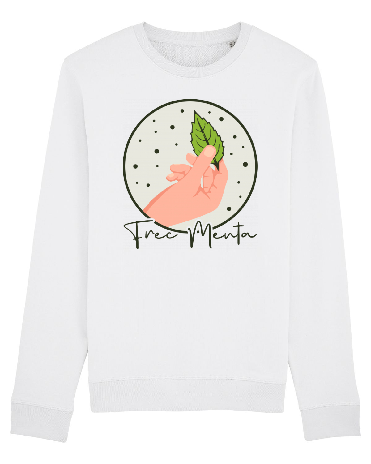 Bluză mânecă lungă Unisex Rise White