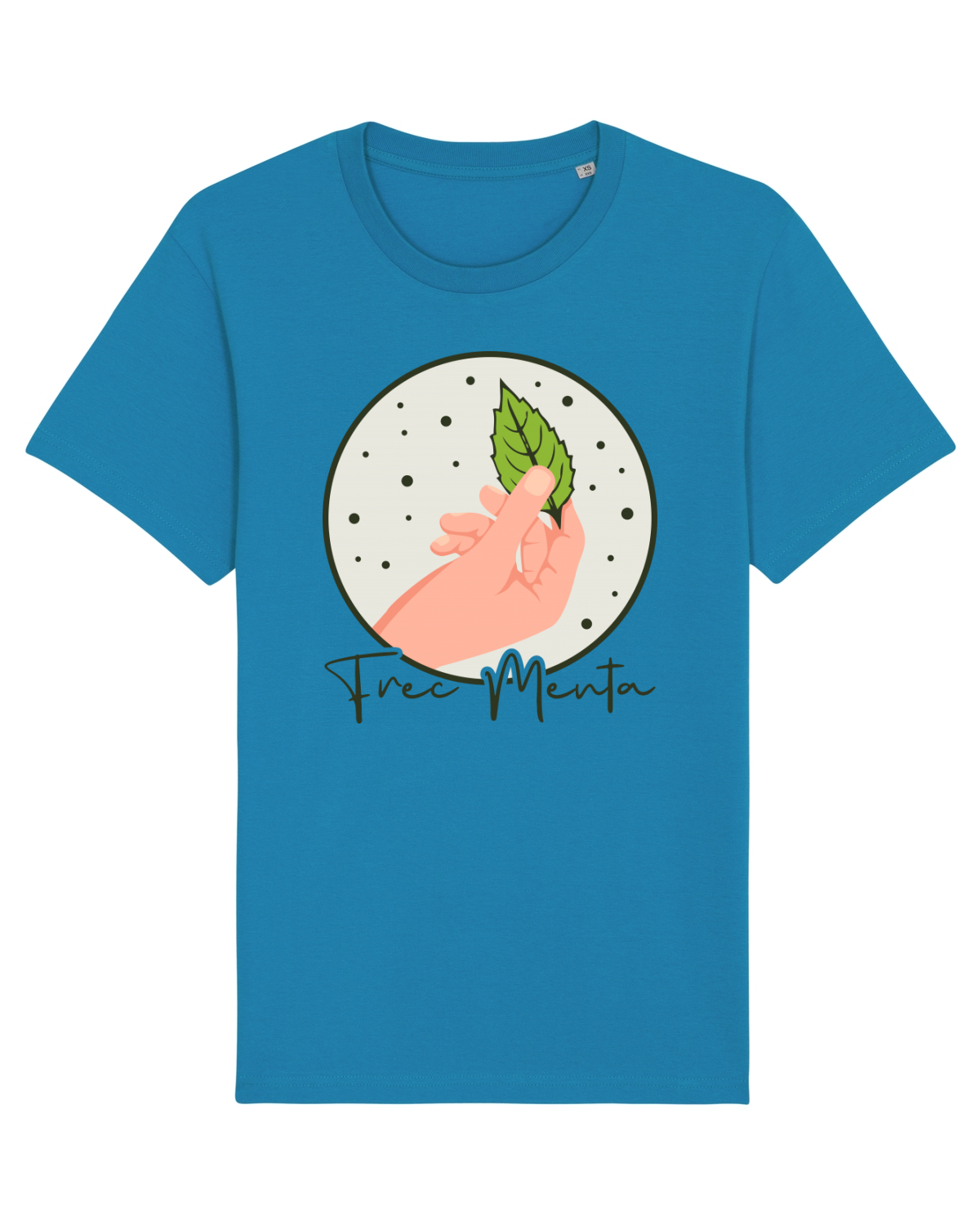 Tricou mânecă scurtă Unisex Rocker Azur