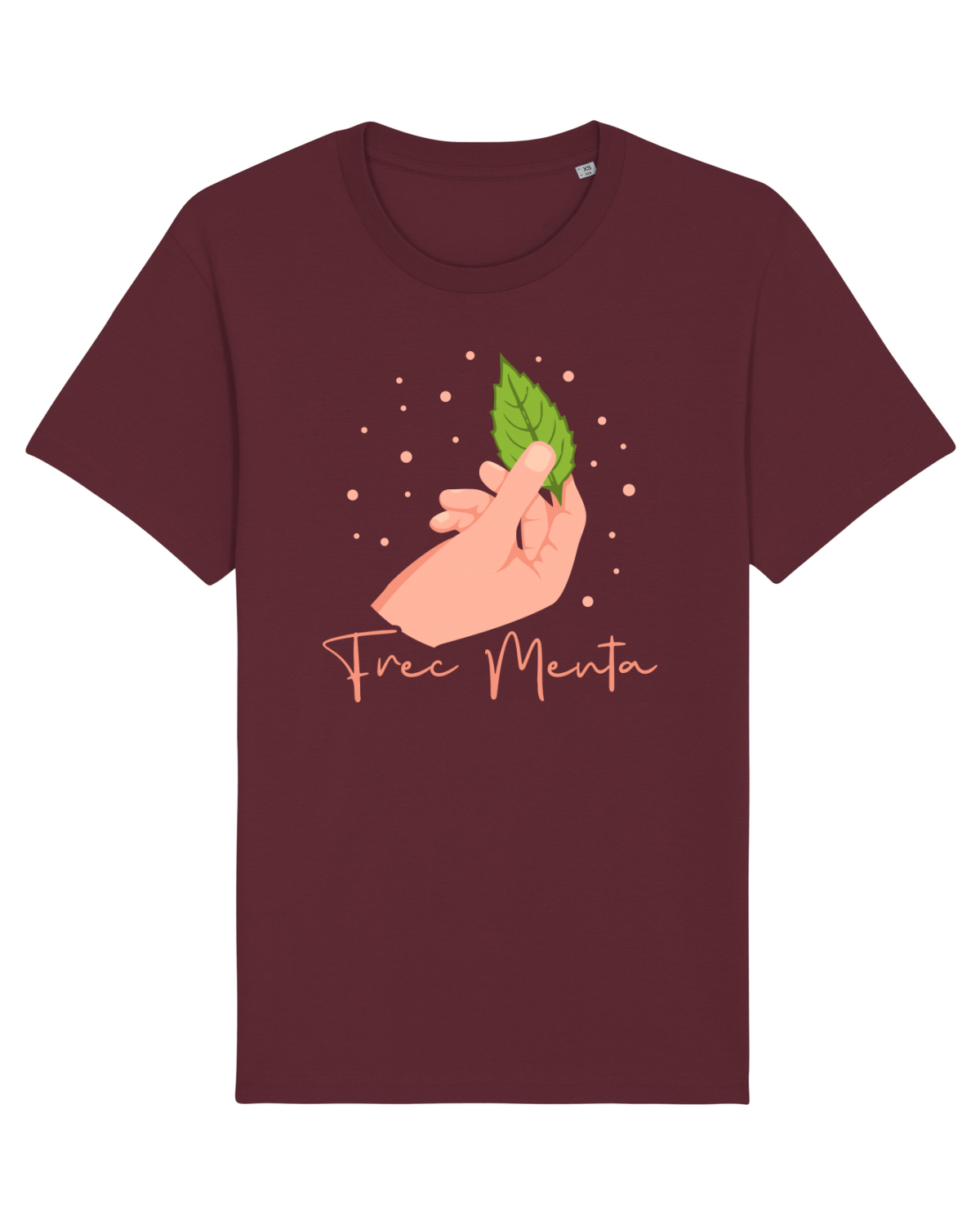 Tricou mânecă scurtă Unisex Rocker Burgundy