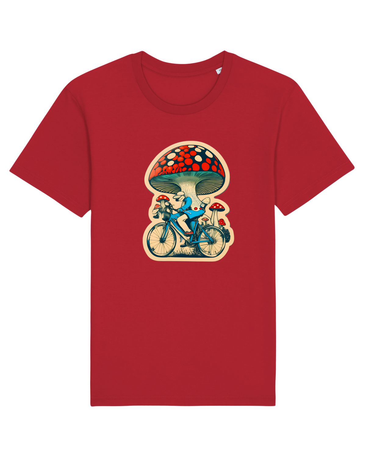 Tricou mânecă scurtă Unisex Rocker Red